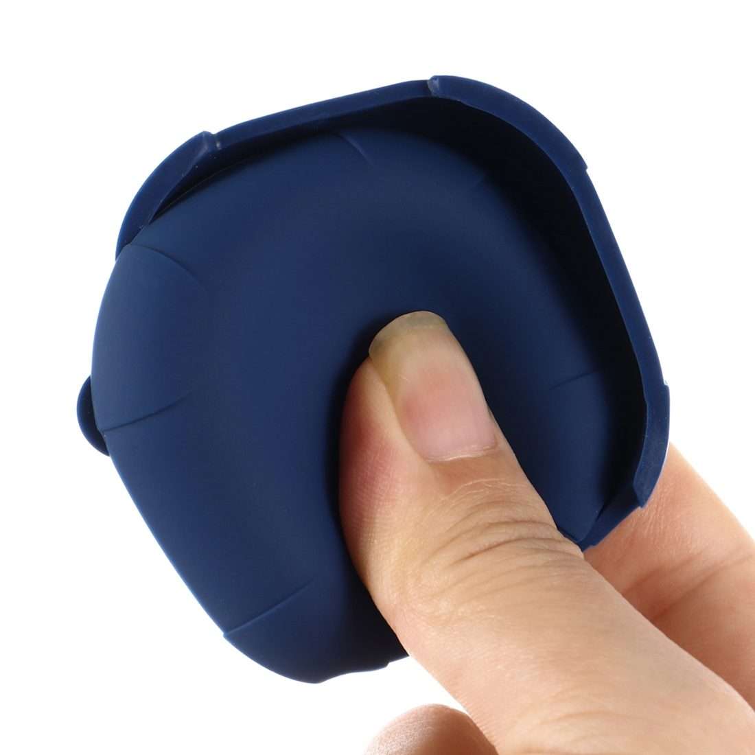 Anti-fall Silicone Earphone Protective Case with Hook For Samsung Galaxy Buds Live ... (Dark Blue)