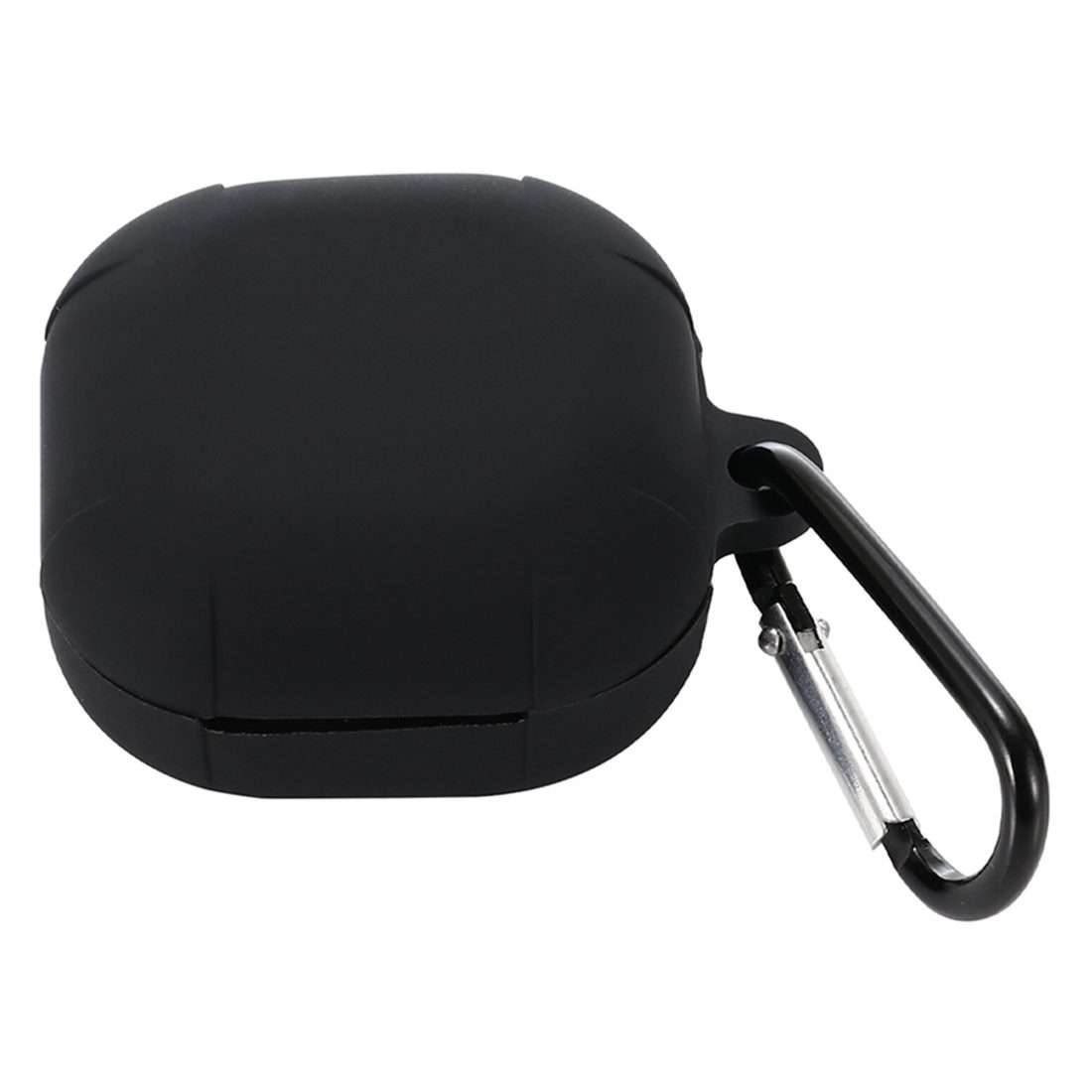Anti-fall Silicone Earphone Protective Case with Hook For Samsung Galaxy Buds Live/ Bu ... (Black)