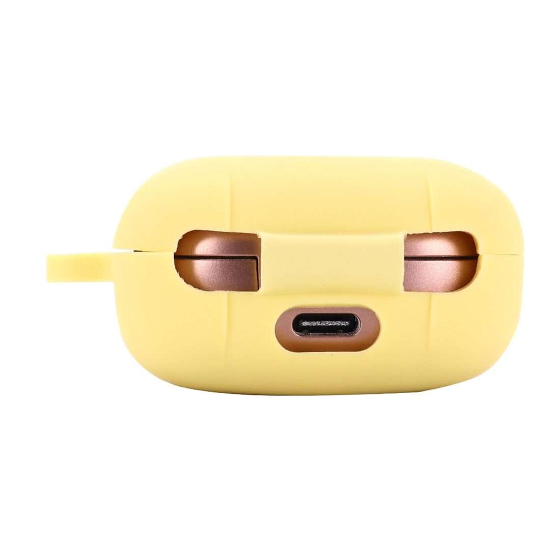 Anti-fall Silicone Earphone Protective Case with Hook For Samsung Galaxy Buds Live/ B ... (Yellow)