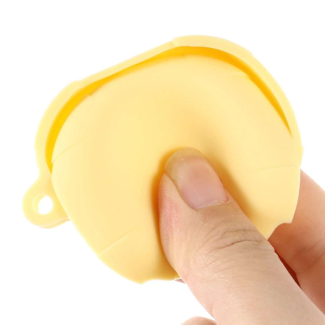 Anti-fall Silicone Earphone Protective Case with Hook For Samsung Galaxy Buds Live/ B ... (Yellow)