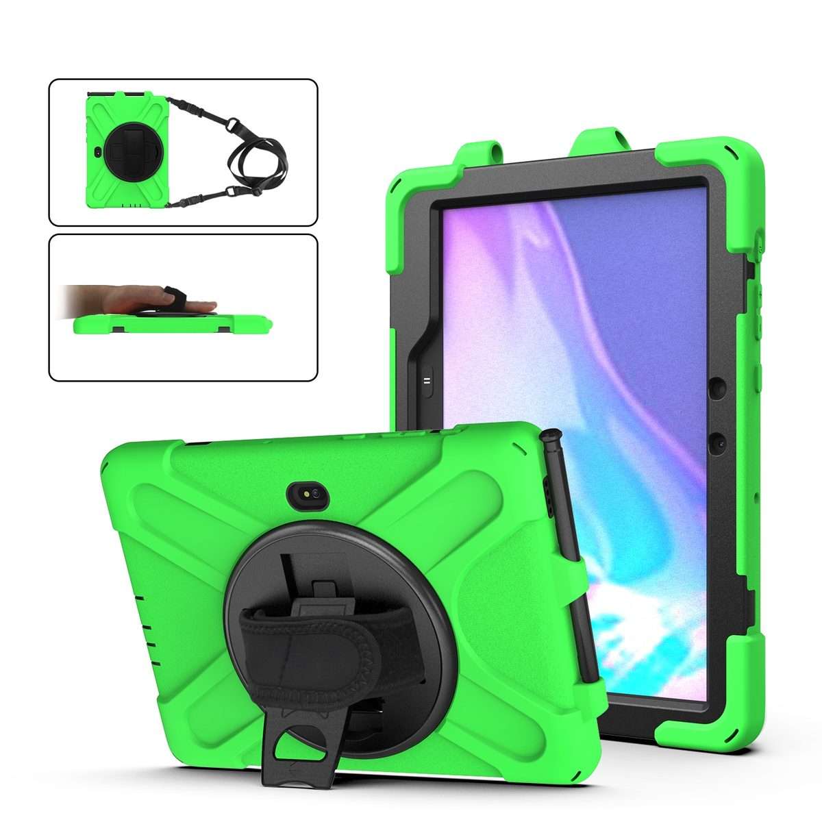 For Samsung Galaxy Tab Active Pro 10.1 inch 2019 / Tab Active4 Pro 2022 / Active 5 Pro ... (Green)