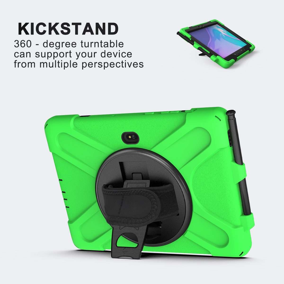For Samsung Galaxy Tab Active Pro 10.1 inch 2019 / Tab Active4 Pro 2022 / Active 5 Pro ... (Green)