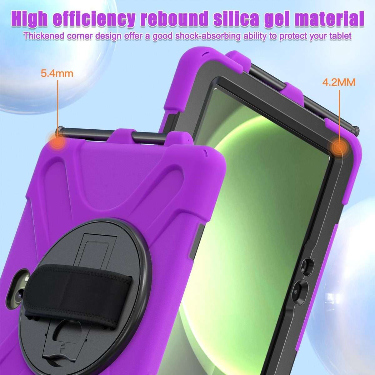For Samsung Galaxy Tab Active Pro 10.1 inch 2019 / Tab Active4 Pro 2022 / Active 5 Pr ... (Purple)