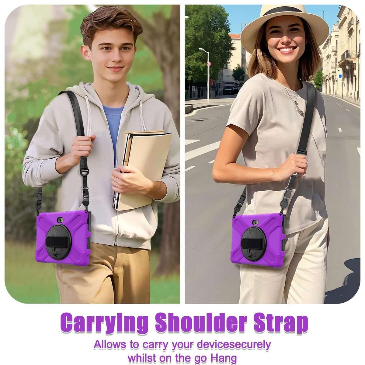 For Samsung Galaxy Tab Active Pro 10.1 inch 2019 / Tab Active4 Pro 2022 / Active 5 Pr ... (Purple)