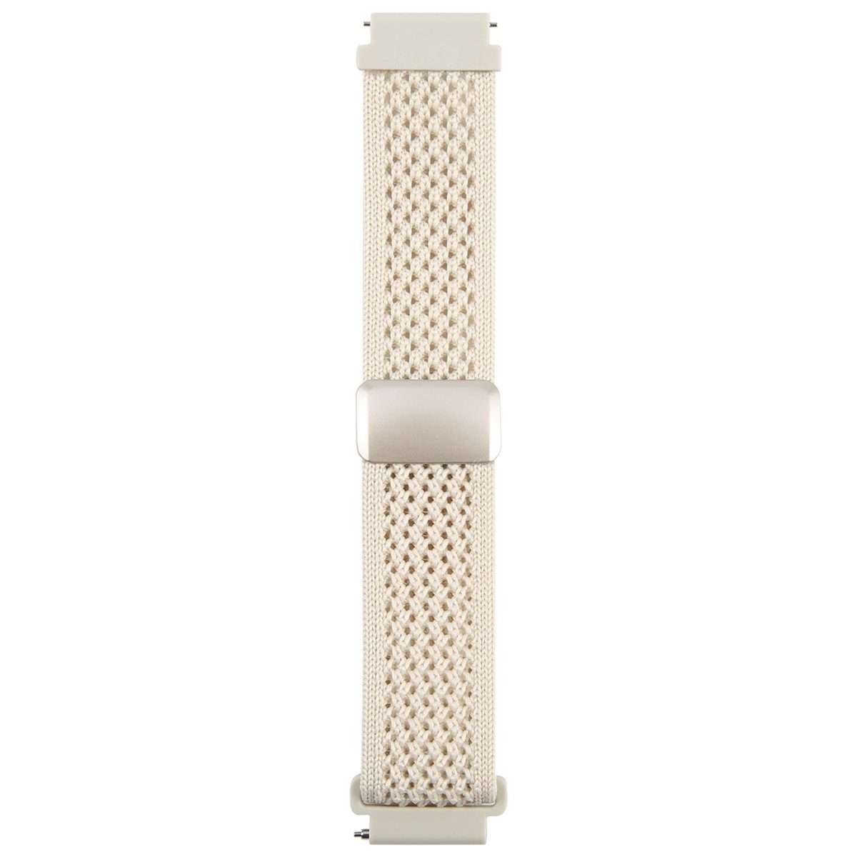20mm Magnetic Buckle Breathable Knitted Nylon Watch Band(Starlight)
