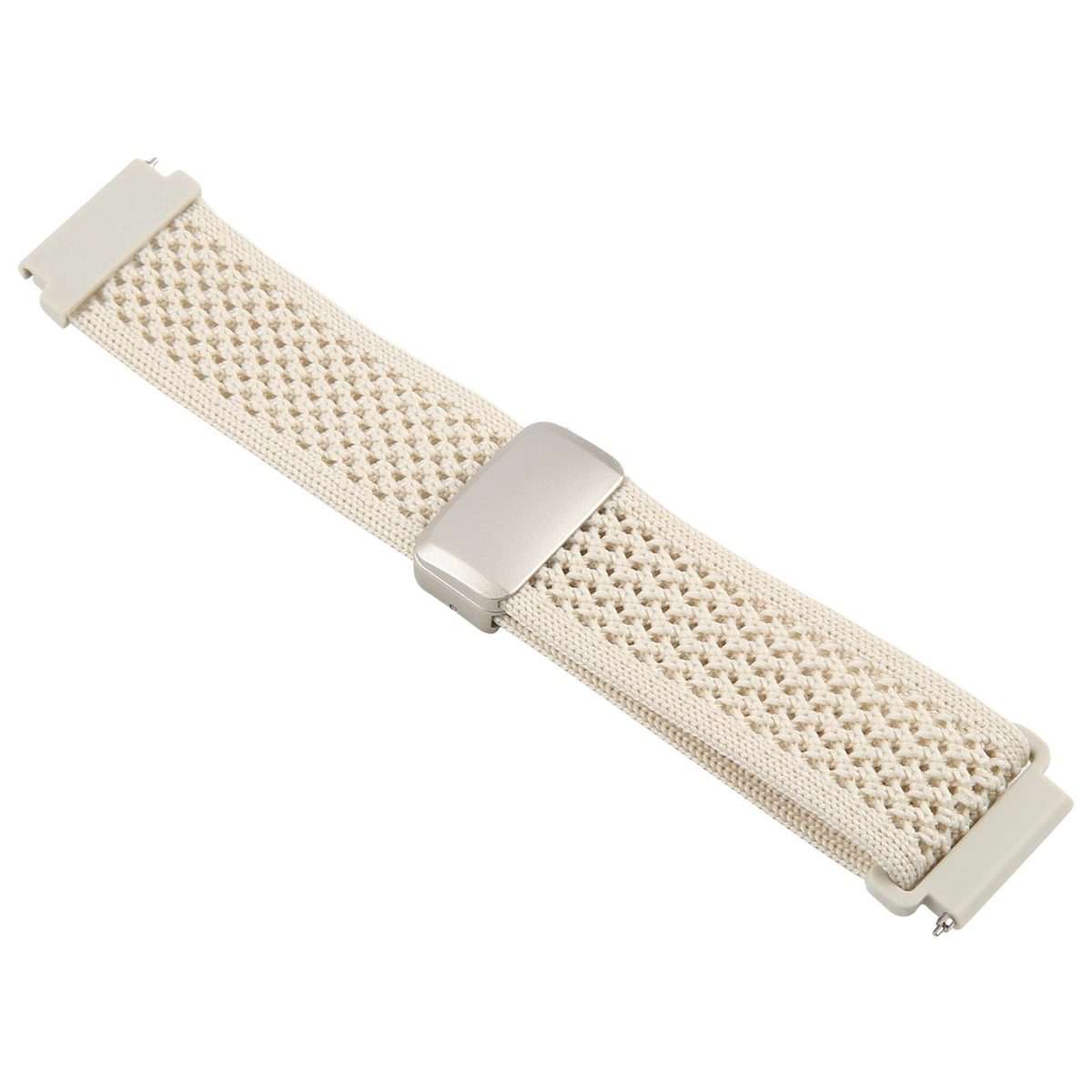 20mm Magnetic Buckle Breathable Knitted Nylon Watch Band(Starlight)