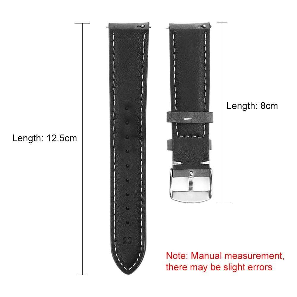 22mm xDfind Retro Crazy Horse Texture Leather Watch Band(Blue)