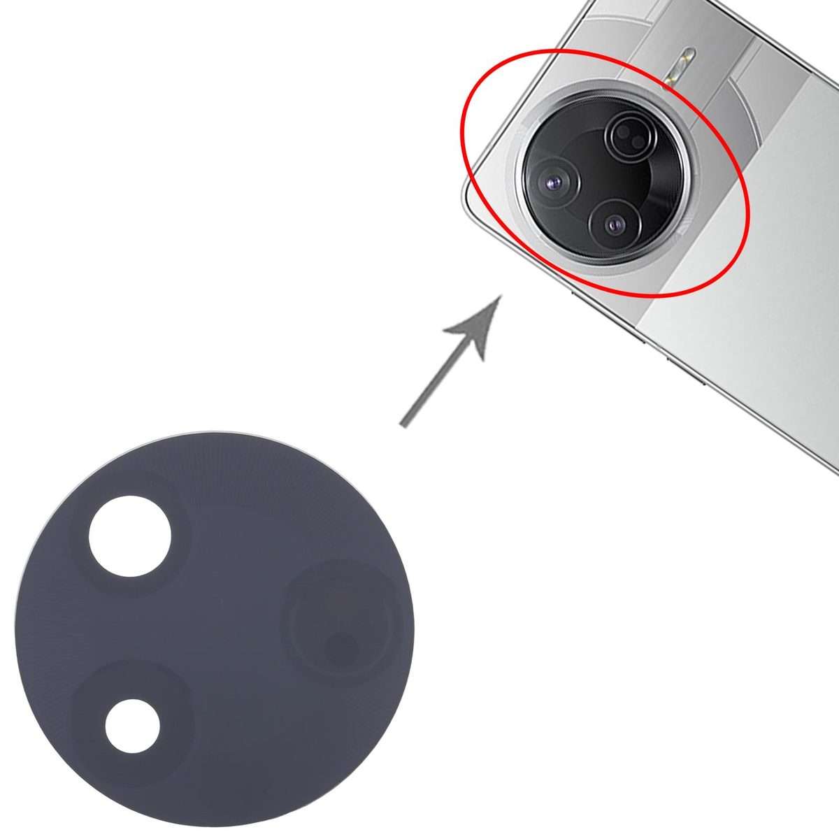 For Xiaomi POCO F7 Pro 10set OEM Back Camera Lens