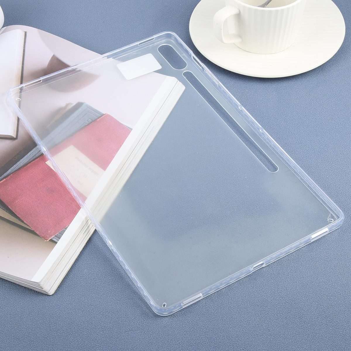 For Samsung Galaxy Tab S9+ / S10+ Color TPU Hybrid Clear Acrylic Tablet Case(Transparent)