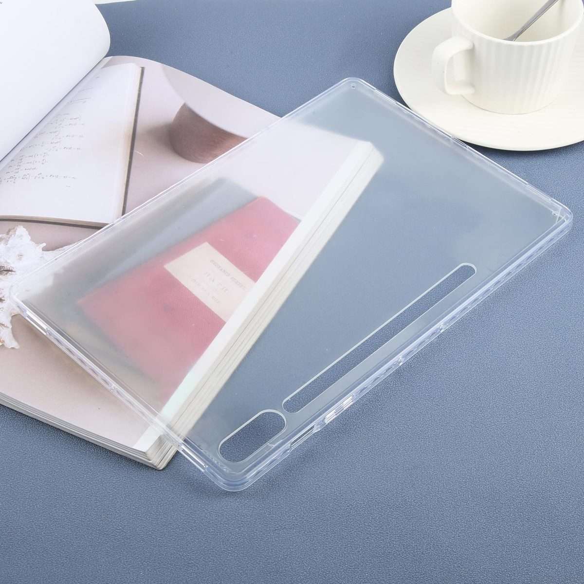 For Samsung Galaxy Tab S9+ / S10+ Color TPU Hybrid Clear Acrylic Tablet Case(Transparent)