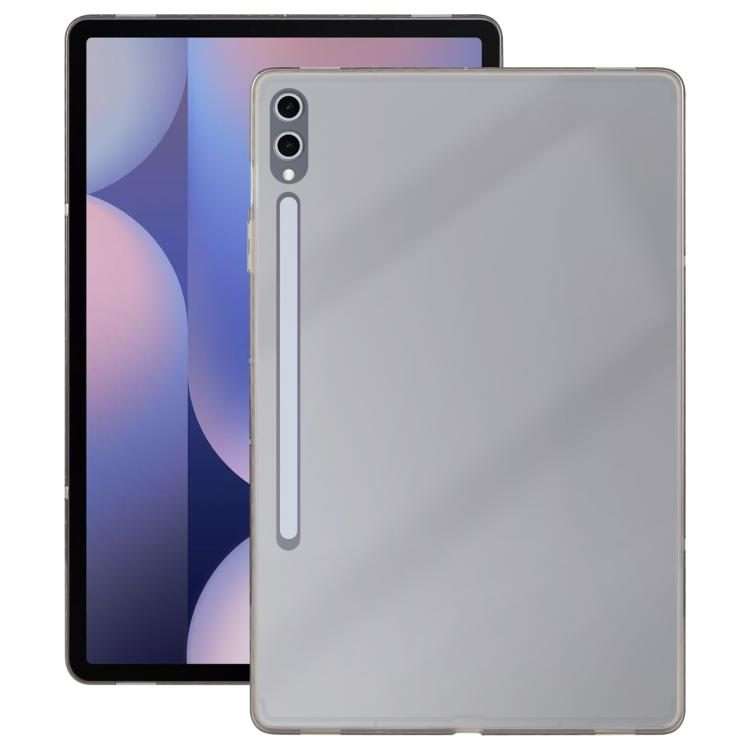 For Samsung Galaxy Tab S9+ / S10+ Color TPU Hybrid Clear Acrylic Tablet Case(Black)
