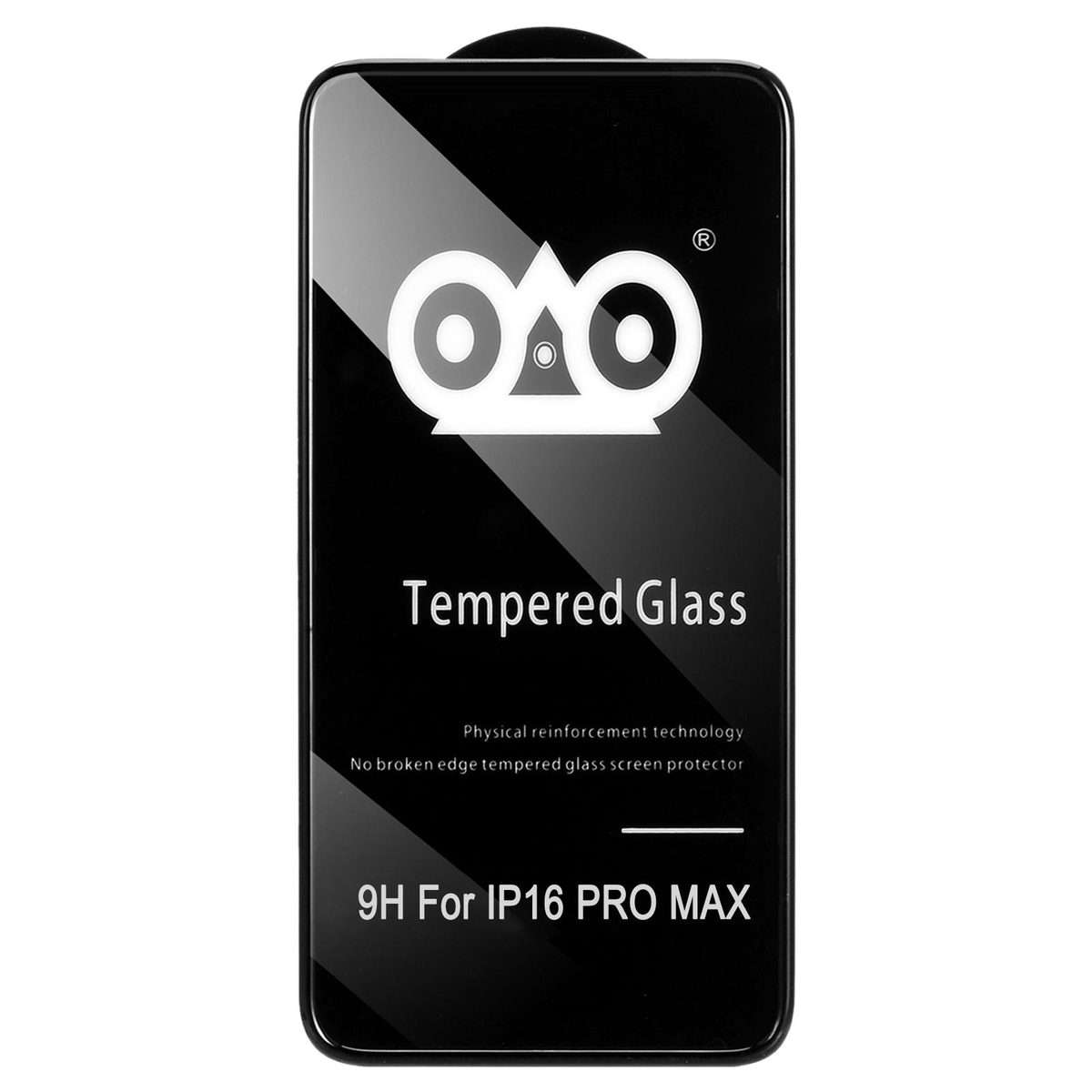 For iPhone 16 Pro Max Shockproof Anti-breaking Edge Airbag Tempered Glass Film