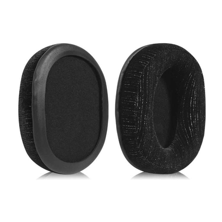 1 Pair Insert Replacement Earpads For Logitech G Pro X, Material:Glitter Velvet(Black)