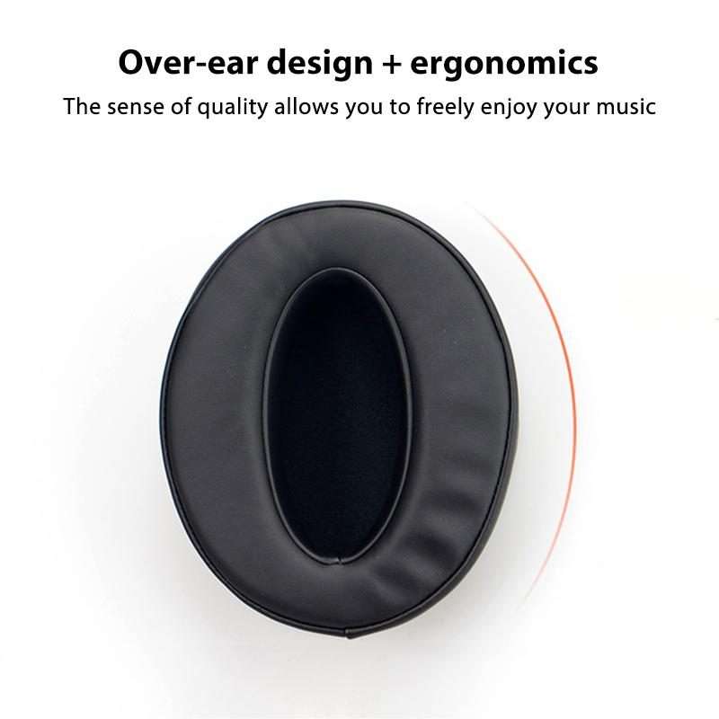 2pcs Insert Replacement Earpads For Sennheiser HD4.30 / HD350BT / HD400s ... Protein Leather White