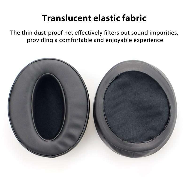 2pcs Insert Replacement Earpads For Sennheiser HD4.30 / HD350BT / HD400s ... Protein Leather White