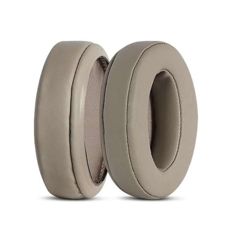 2pcs Insert Replacement Earpads For Sennheiser HD4.30 / HD350BT / HD40 ... Protein Leather Apricot