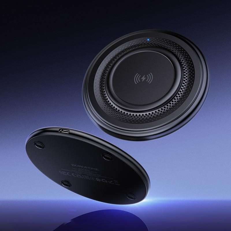 Borofone BQ40 15W Crown Desktop Wireless Fast Charger(White)