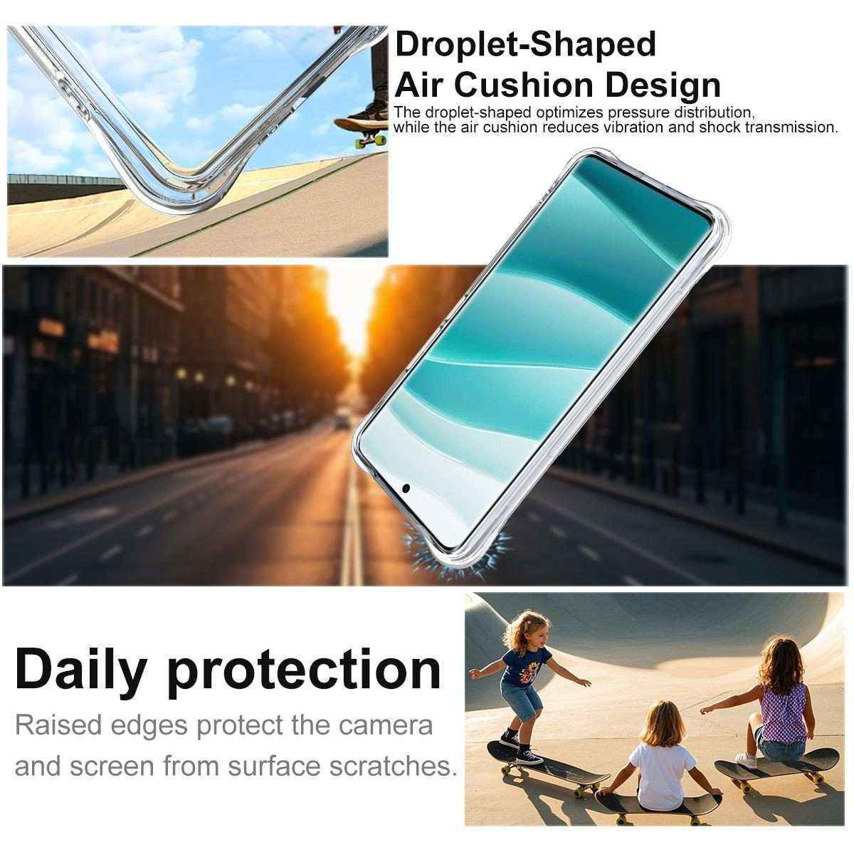 For Xiaomi 15S Pro imak Shockproof Airbag TPU Phone Case(Transparent)