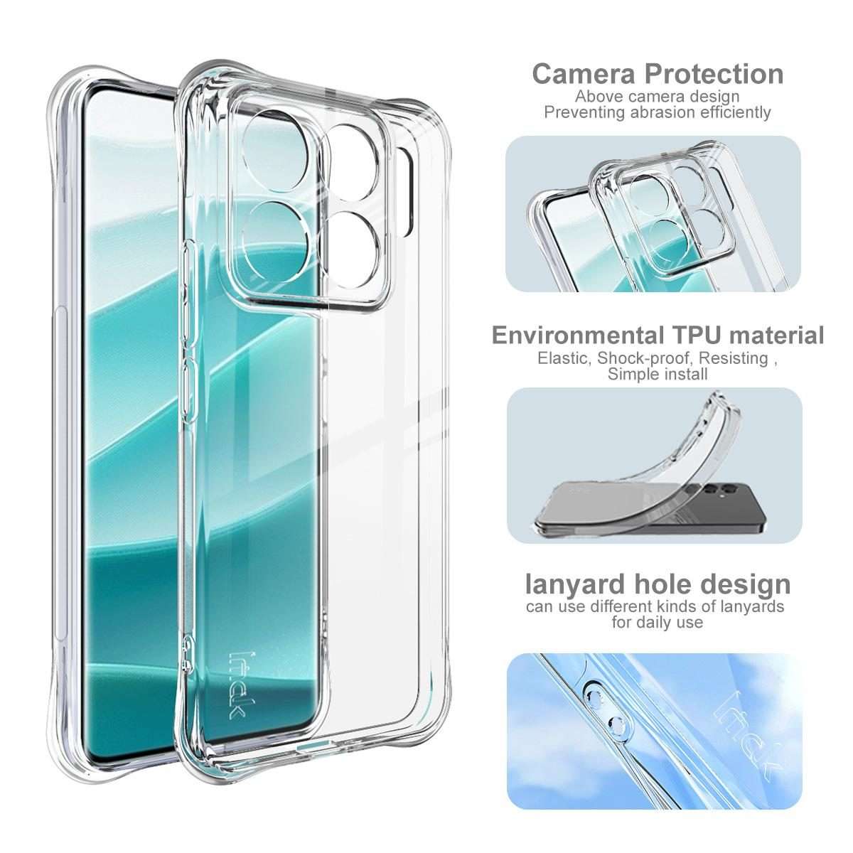 For Xiaomi 15S Pro imak Shockproof Airbag TPU Phone Case(Transparent)