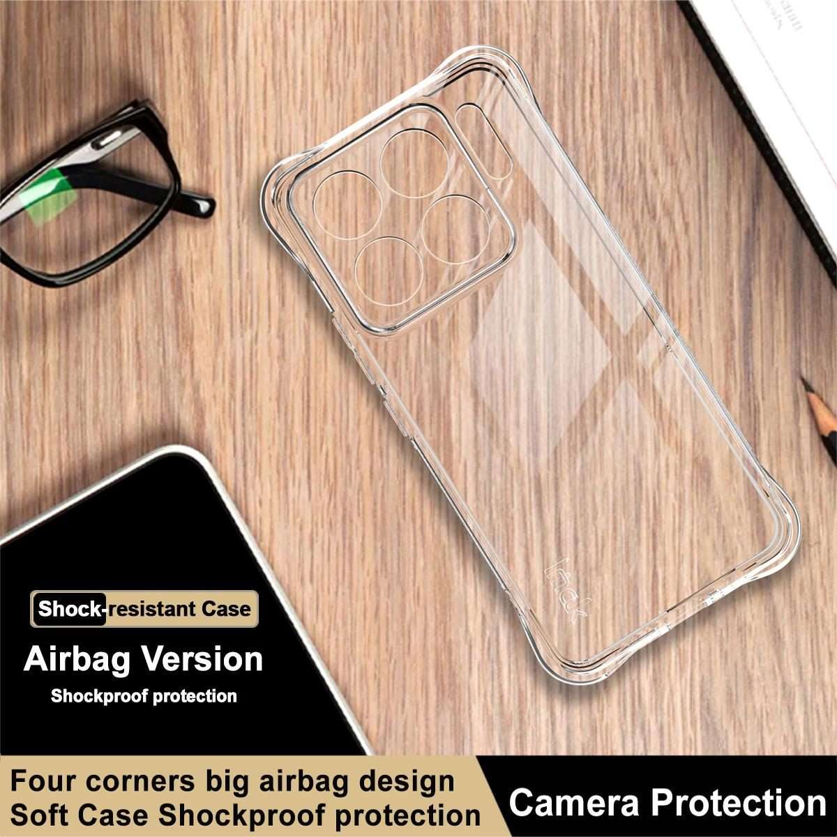 For Xiaomi 15S Pro imak Shockproof Airbag TPU Phone Case(Transparent)