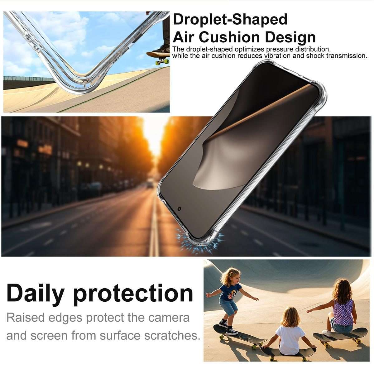 For Xiaomi 15T Pro 5G imak Shockproof Airbag TPU Phone Case(Transparent)