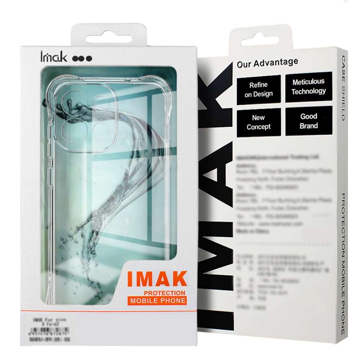 For Xiaomi Poco X8 Pro Max 5G imak Shockproof Airbag TPU Phone Case(Transparent)
