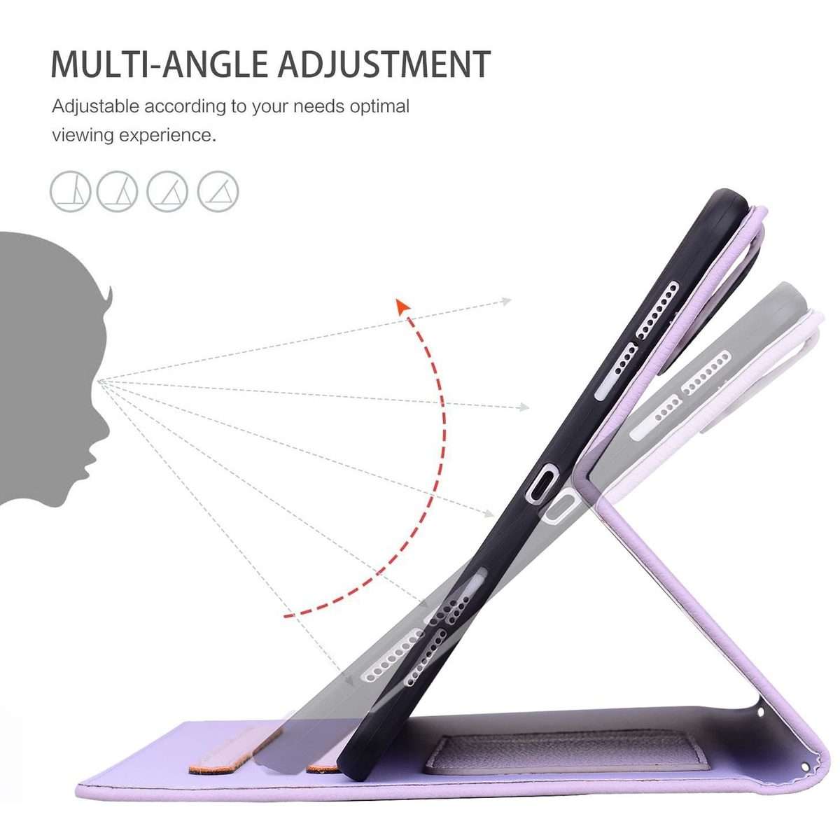 For Xiaomi Pad 8 / 8 Pro 7 / 7 Pro Cat Skin-feel Litchi Leather Tablet Case(Purple)