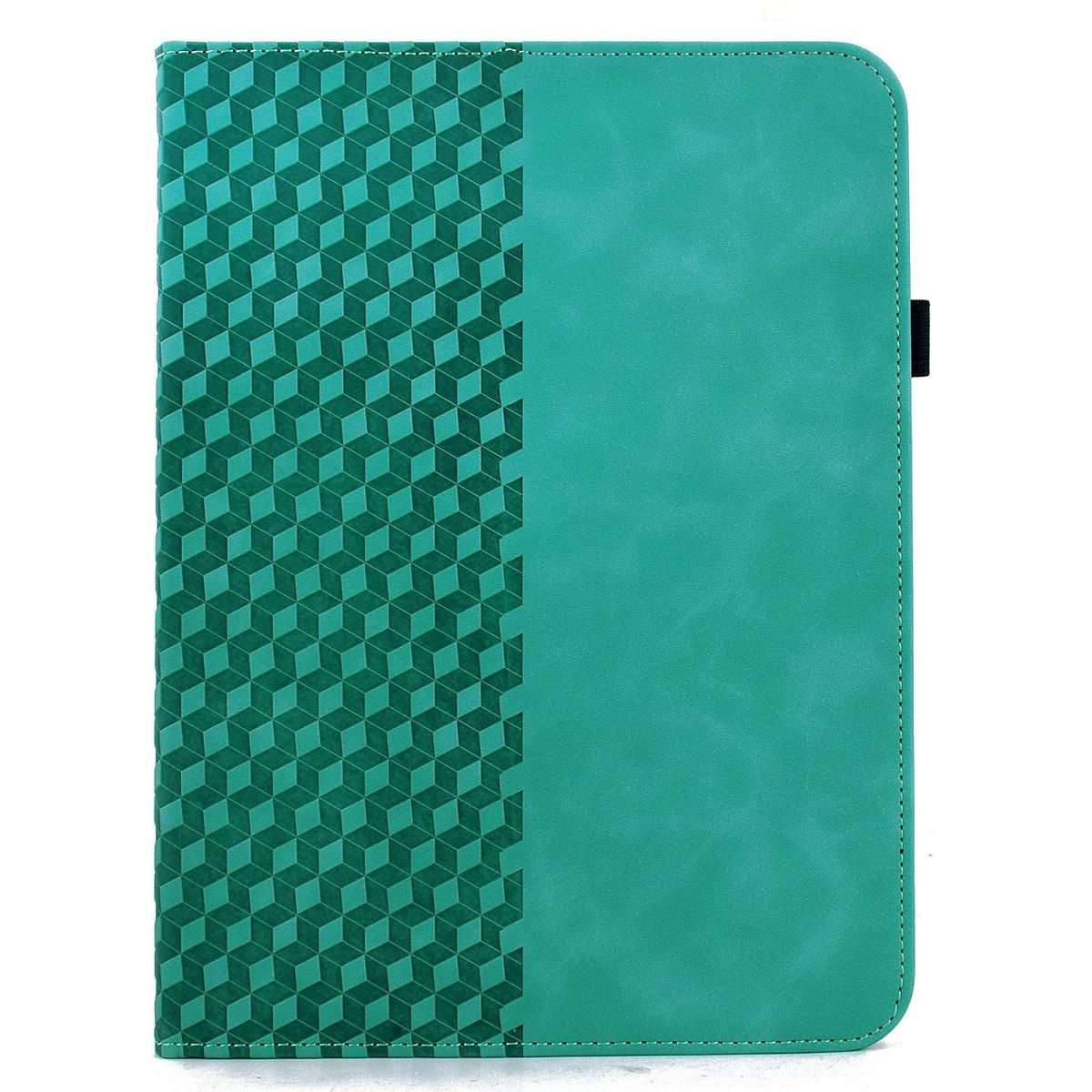 For iPad Air 11 2026 / 2025 / 2024 Rotatable Rhombus Embossed Smart Leather Table ... (Light Blue)