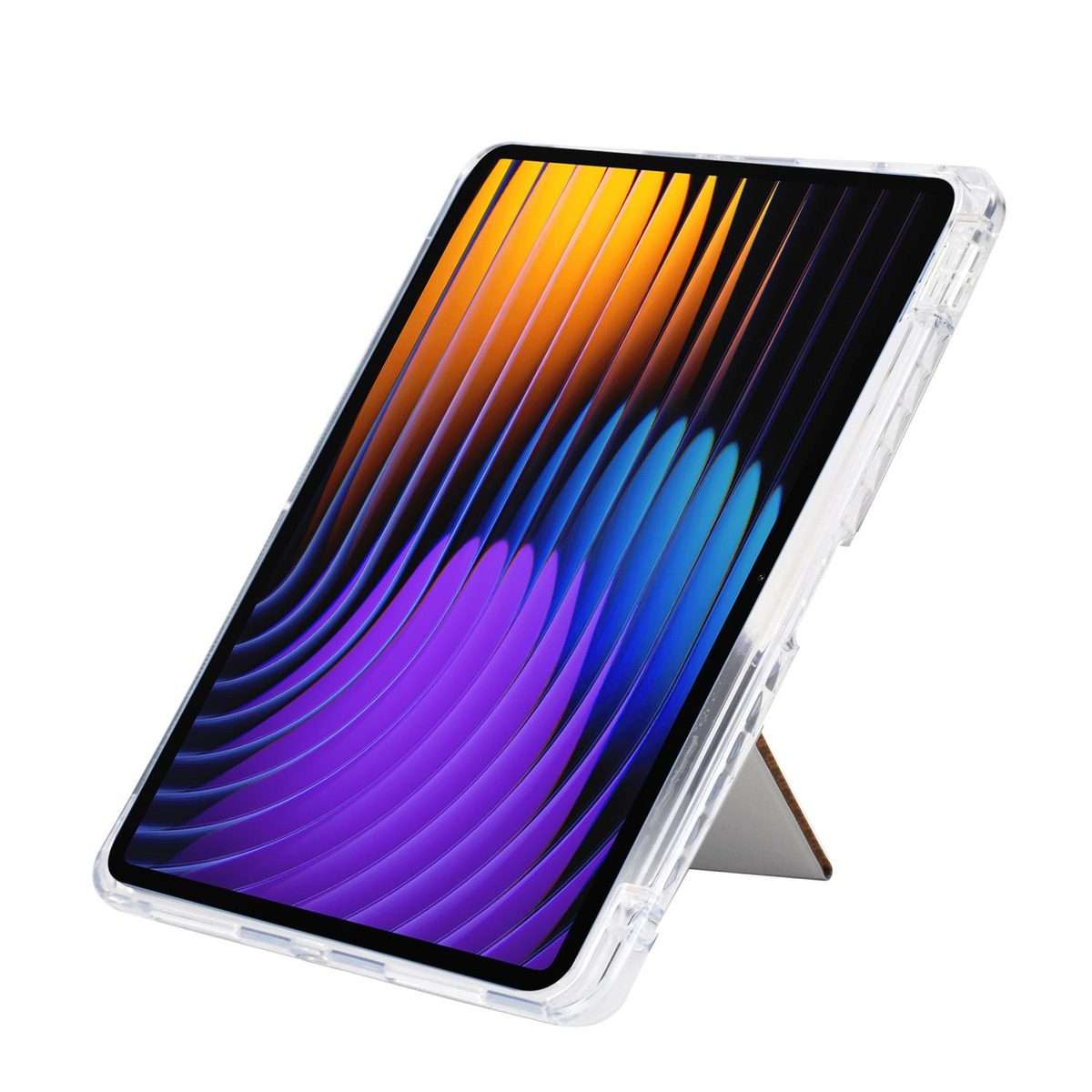 For Xiaomi Pad 7 / 7 Pro Y-Fold Pyramid Texture Smart Leather Tablet Case(Gold)