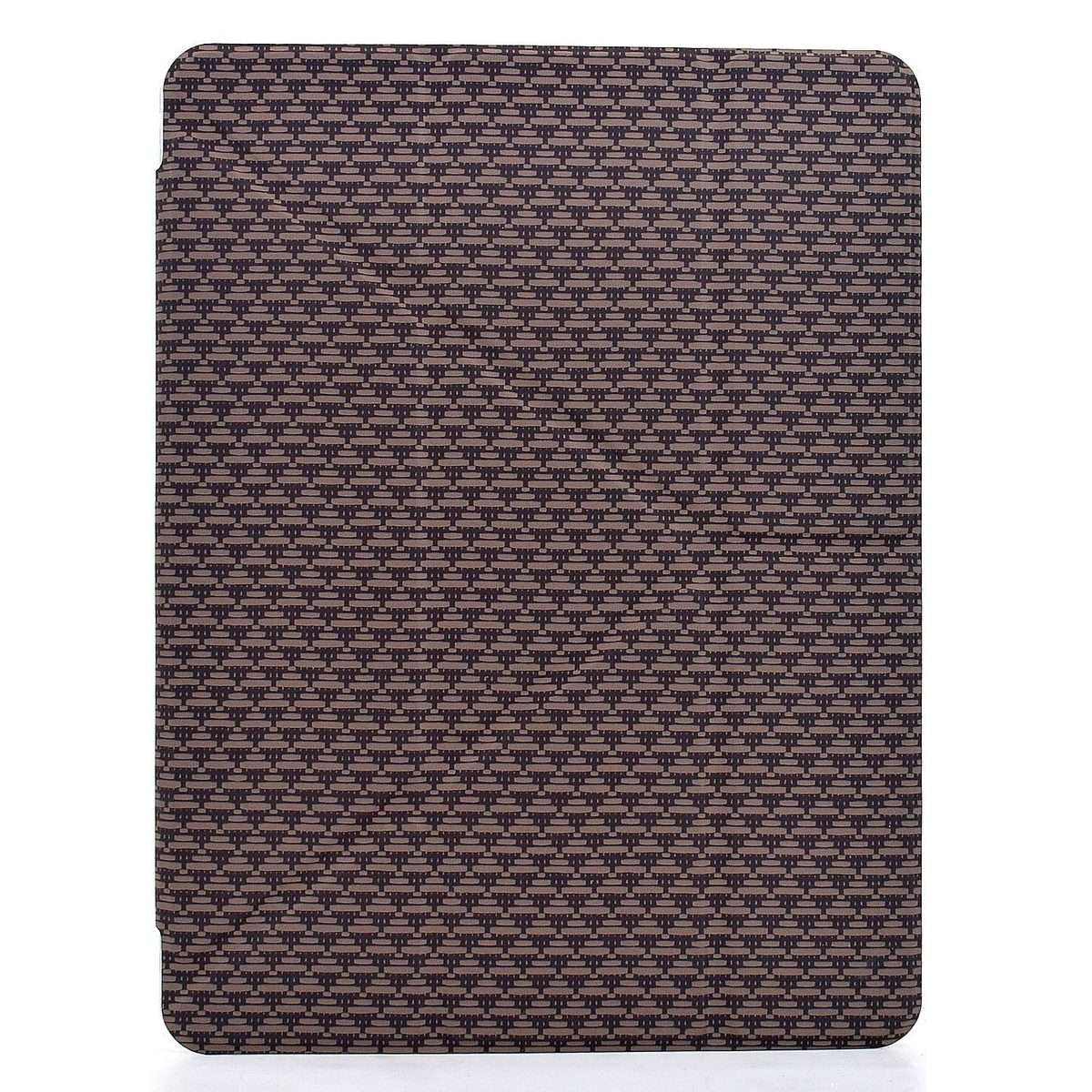 For Xiaomi Pad 7 / 7 Pro Y-Fold Pyramid Texture Smart Leather Tablet Case(Brown)
