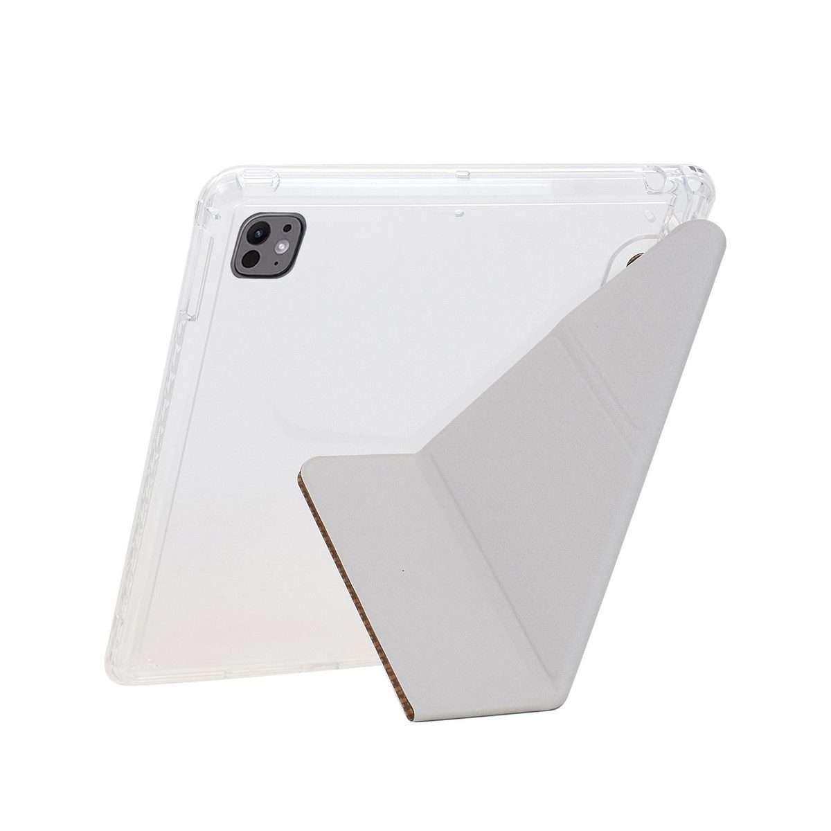 For Xiaomi Pad 7 / 7 Pro Y-Fold Pyramid Texture Smart Leather Tablet Case(Brown)