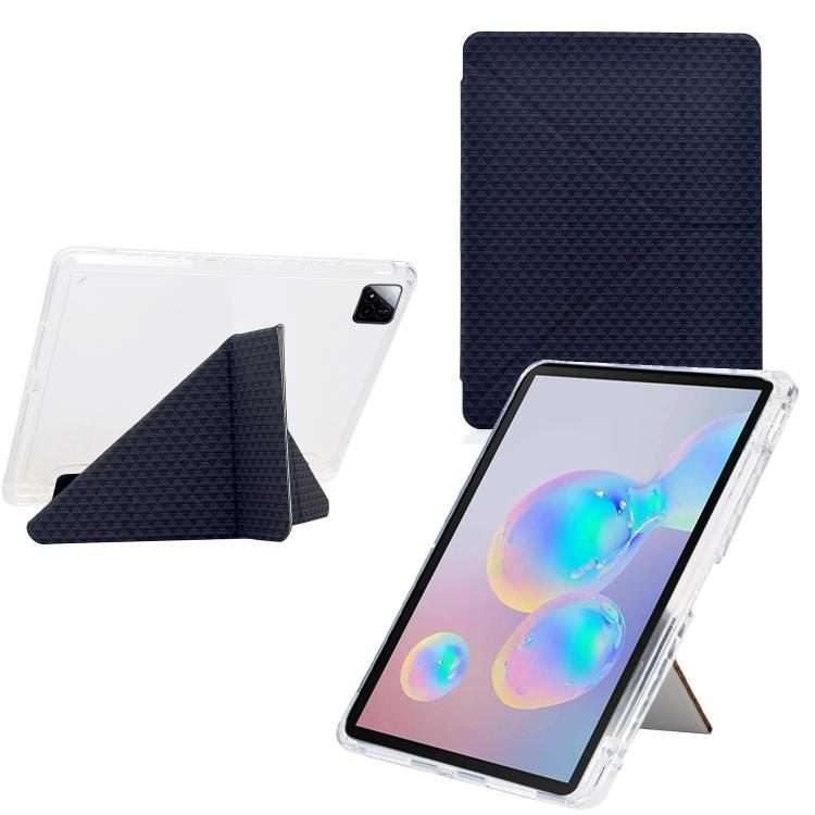 For Xiaomi Pad 7 / 7 Pro Y-Fold Pyramid Texture Smart Leather Tablet Case(Black)