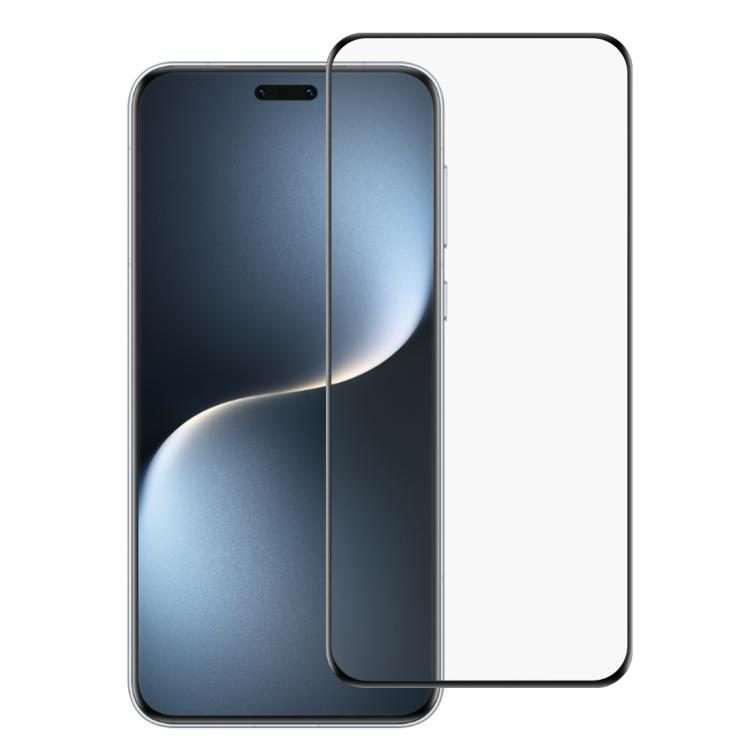For Honor Magic7 Pro Full Glue 9H HD 3D Curved Edge Tempered Glass Film(Black)