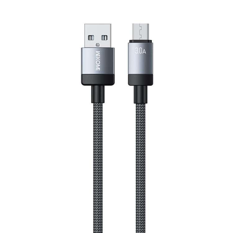 WK WDC-97 Kingkong Ruike Series Braided Charging Data Cable, USB to Micro USB Port, Le ... (Black)