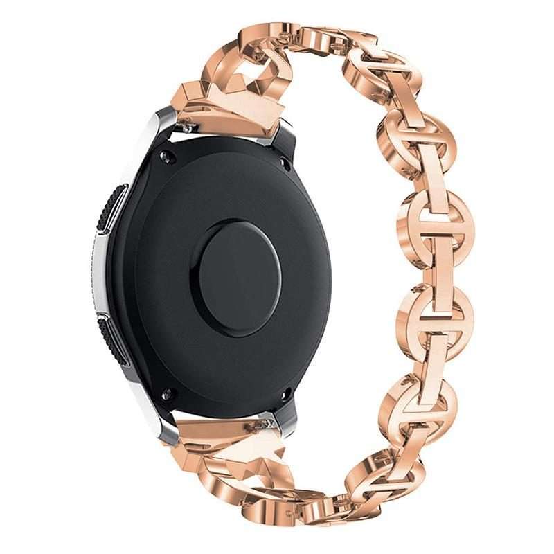 20mm xDfind Diamond Stainless Steel Watch Band(Rose Gold)