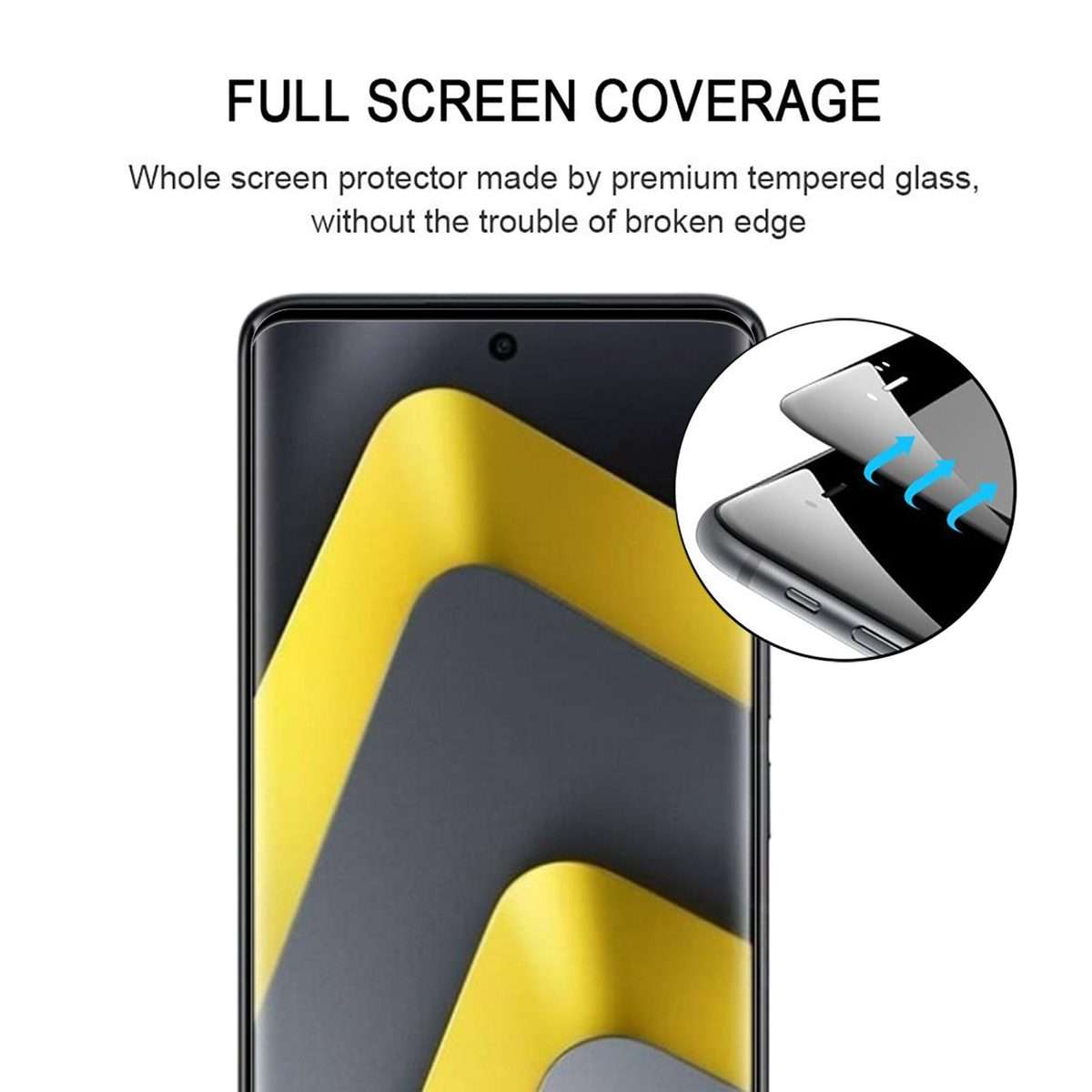 For Xiaomi Poco M8 Pro 5G 3D Curved Edge Full Screen Tempered Glass Film