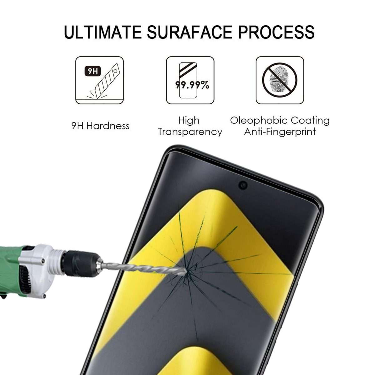 For Xiaomi Poco M8 Pro 5G 3D Curved Edge Full Screen Tempered Glass Film