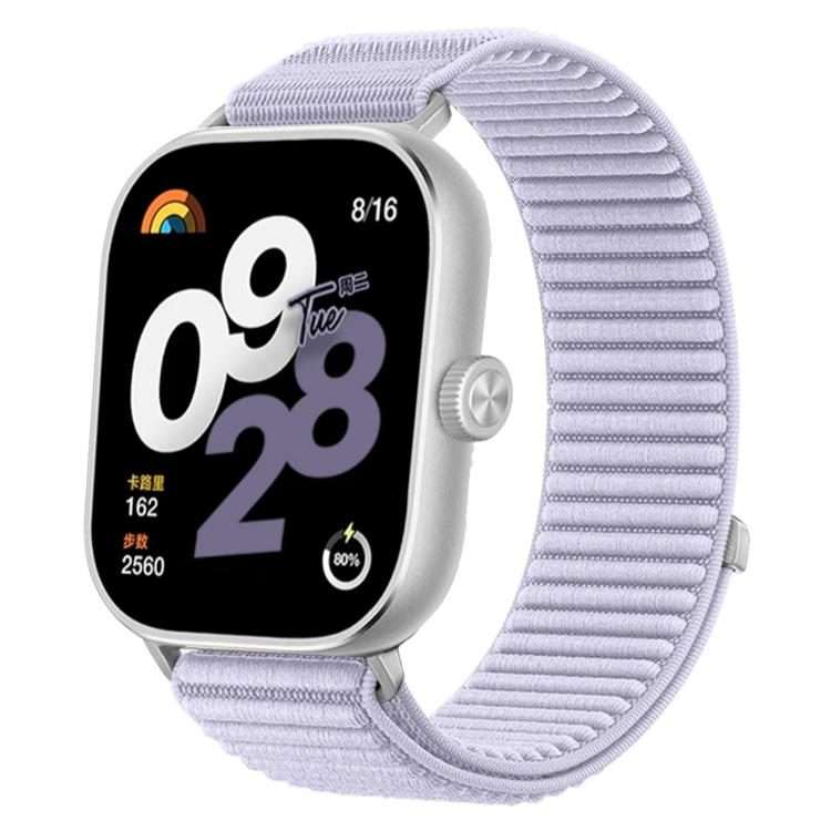 For Xiaomi Band 9 Pro/8 Pro/Redmi Watch6/5/4 xDfind Woven Nylon Hook And Loop Fastene ... (Purple)
