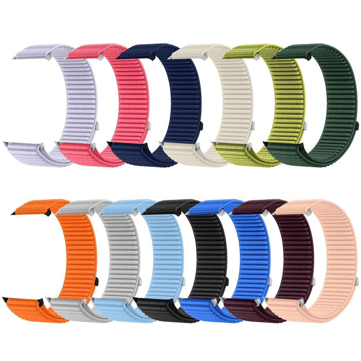 For Xiaomi Band 9 Pro/8 Pro/Redmi Watch6/5/4 xDfind Woven Nylon Hook And Loop Fastener ... (Grey)