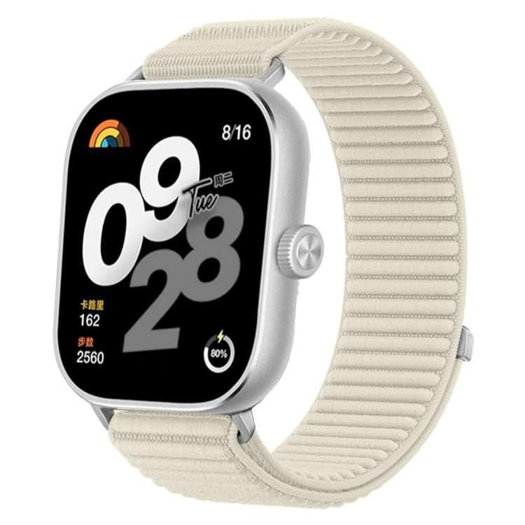 For Xiaomi Band 9 Pro/8 Pro/Redmi Watch6/5/4 xDfind Woven Nylon Hook And Loop Fast ... (Starlight)