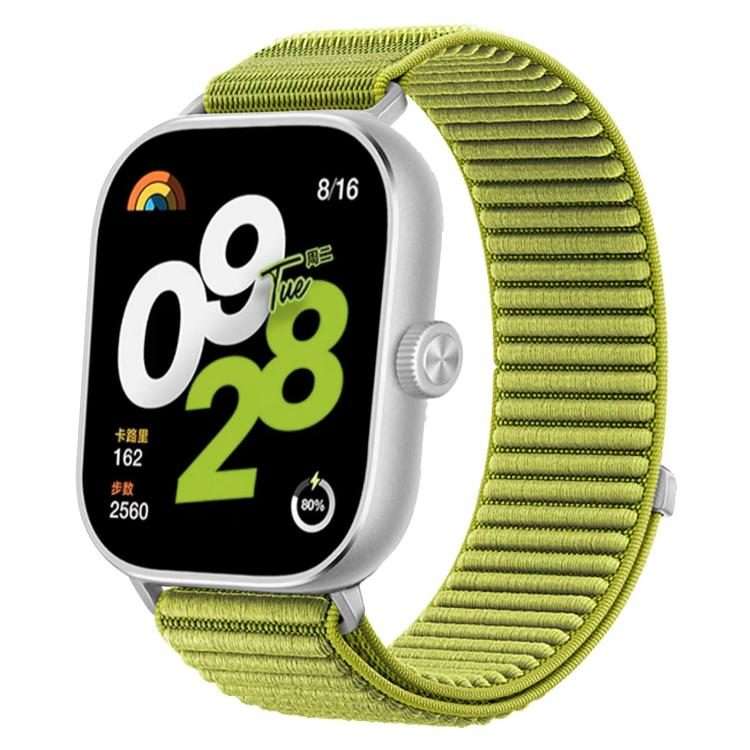 For Xiaomi Band 9 Pro/8 Pro/Redmi Watch6/5/4 xDfind Woven Nylon Hook And Loop Fastener ... (Green)