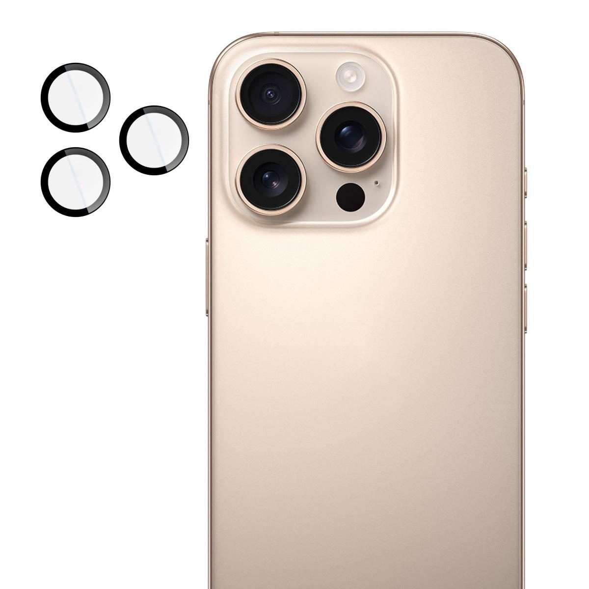 For iPhone 16 Pro / 16 Pro Max imak Glass Rear Camera Lens Film Phone Case Exclusive, Self-positio