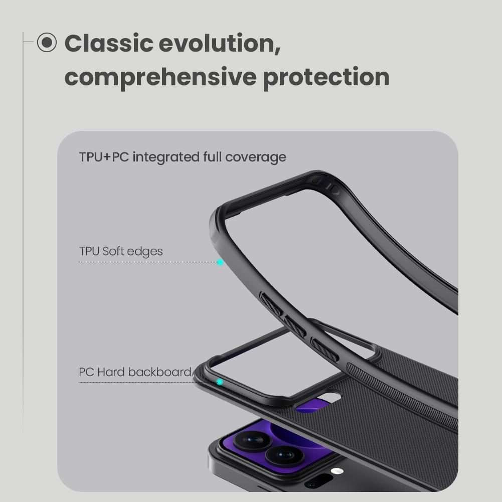 For Xiaomi 17 Pro Max NILLKIN Frosted Shield Pro PC + TPU Phone Case(Black)