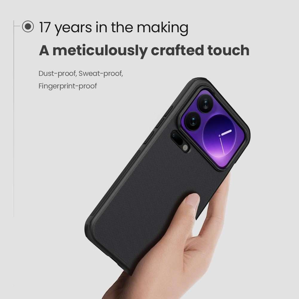For Xiaomi 17 Pro Max NILLKIN Frosted Shield Pro PC + TPU Phone Case(Black)
