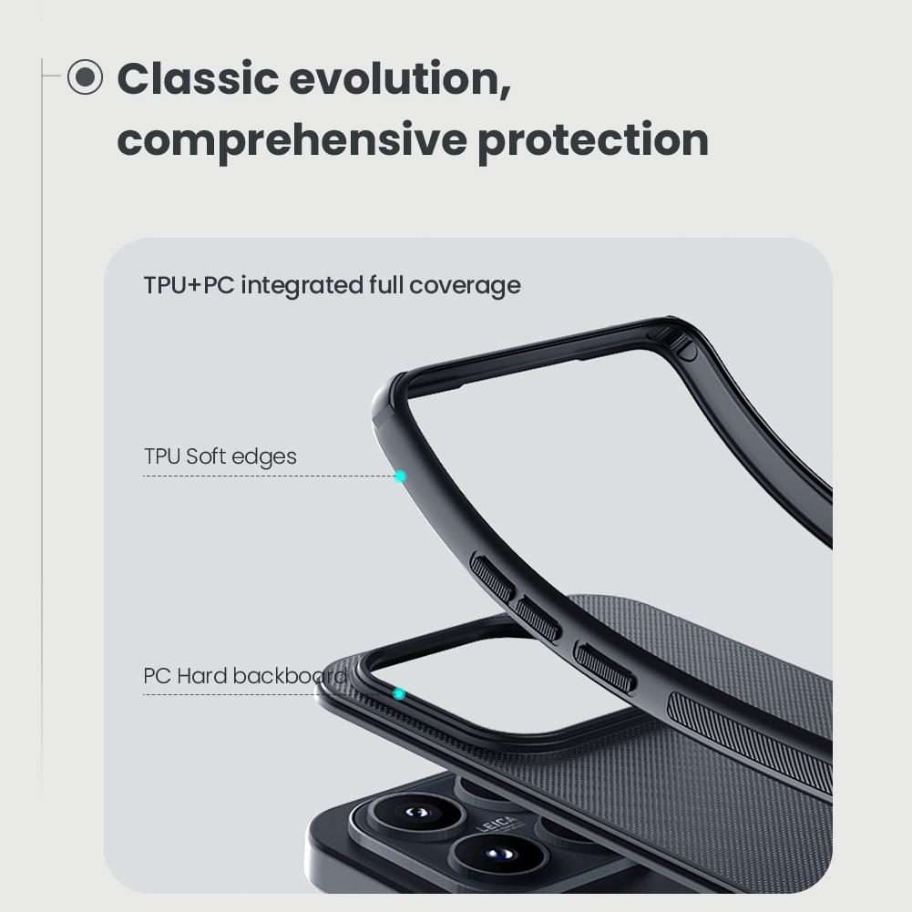 For Xiaomi 17 NILLKIN Frosted Shield Pro PC + TPU Phone Case(Black)