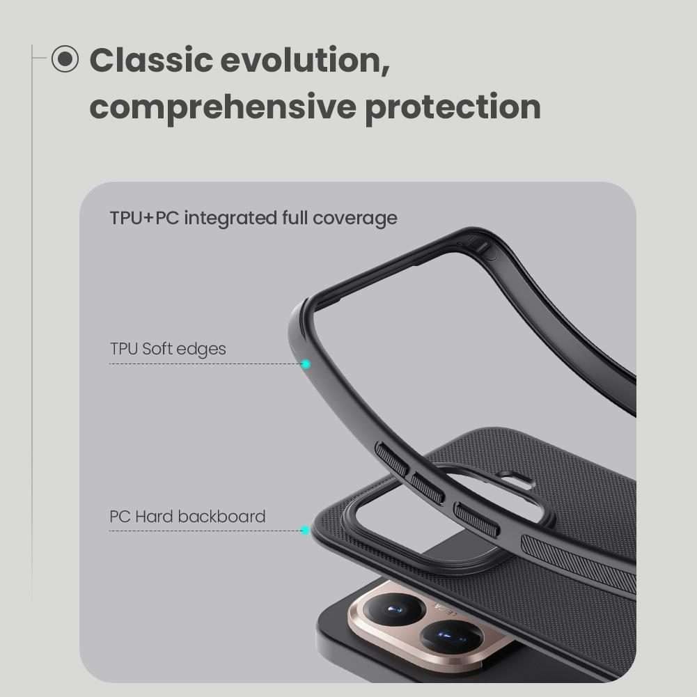 For Xiaomi 15T Pro 5G NILLKIN Frosted Shield Pro PC + TPU Phone Case(Black)