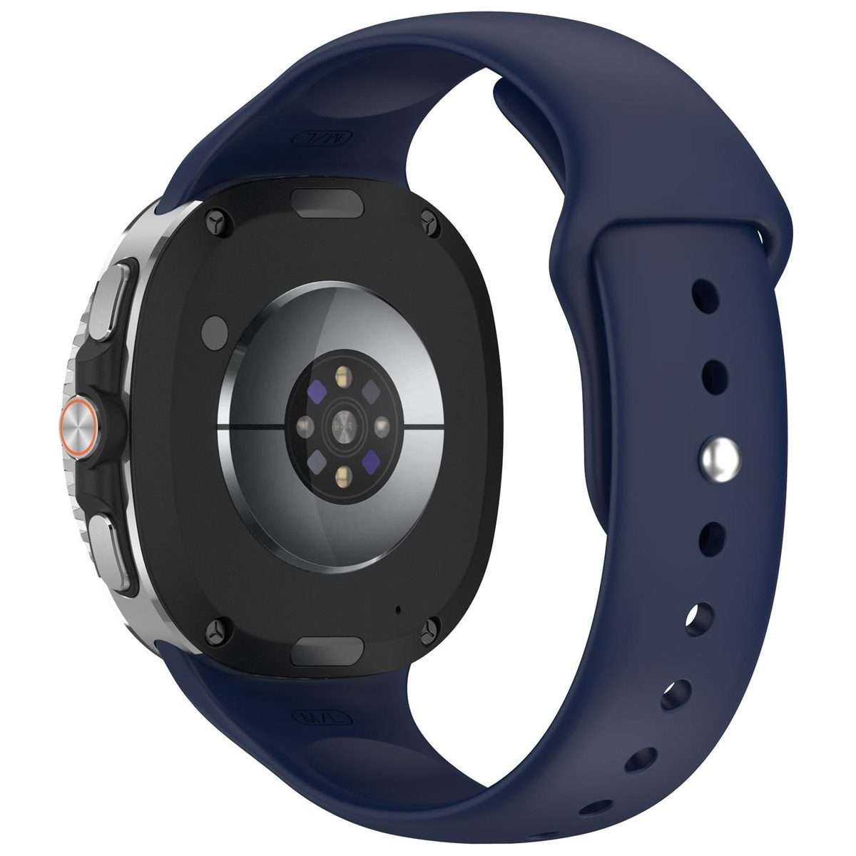 For Samsung Galaxy Watch8 / 8 Classic xDfind Reverse Buckle Silicone Watch Band(Midnight Blue)