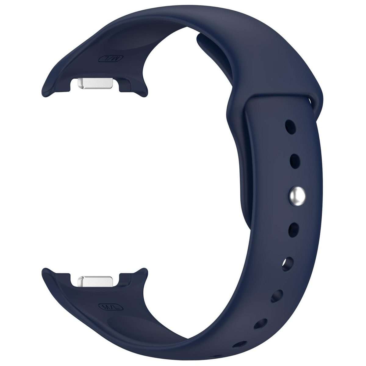 For Samsung Galaxy Watch8 / 8 Classic xDfind Reverse Buckle Silicone Watch Band(Midnight Blue)
