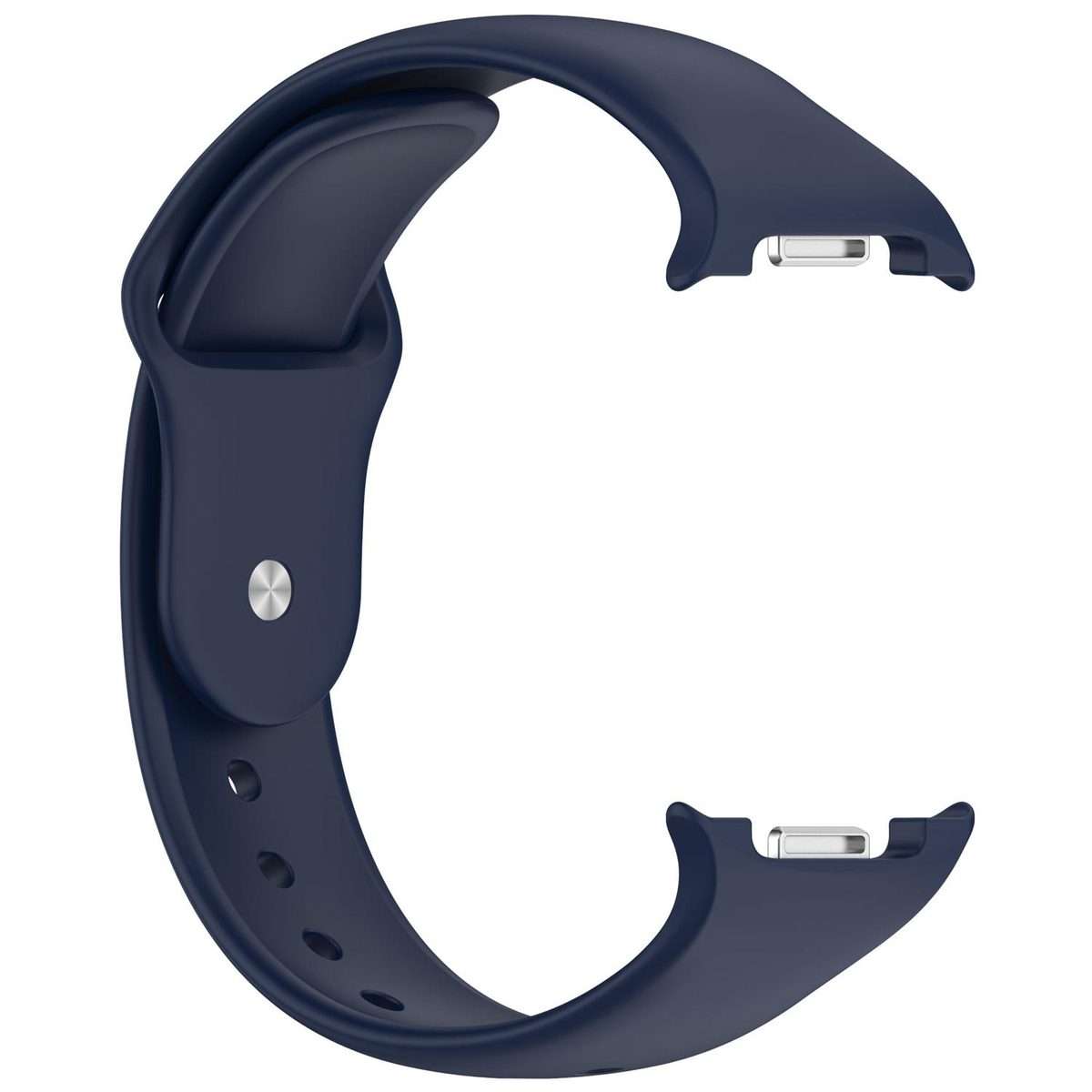 For Samsung Galaxy Watch8 / 8 Classic xDfind Reverse Buckle Silicone Watch Band(Midnight Blue)