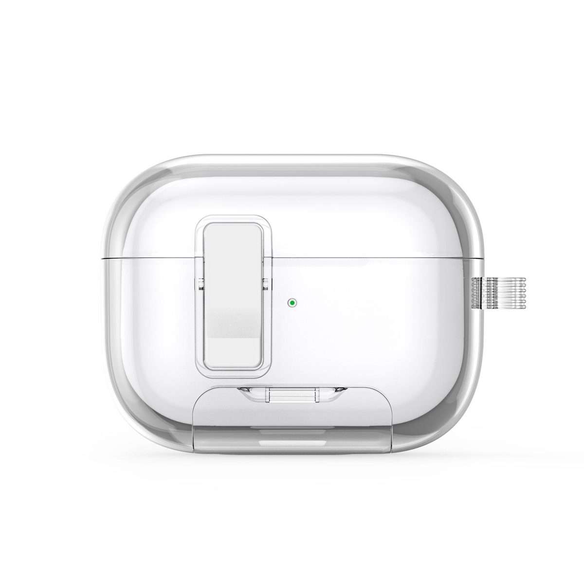 For AirPods Pro 2 DUX DUCIS PECR Series Holder & Security Lock Earphone Case(Transparent)